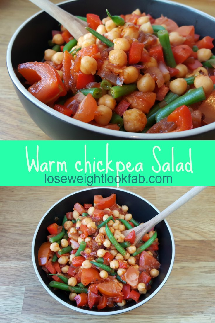 warm chickpea salad